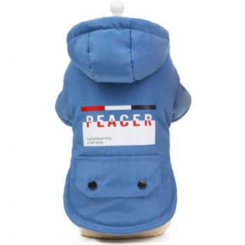Winterjacke für Hunde mit Kapuze und Futter