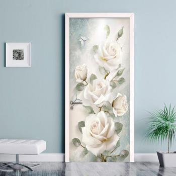 Decoración de pared con pintura al óleo de flores