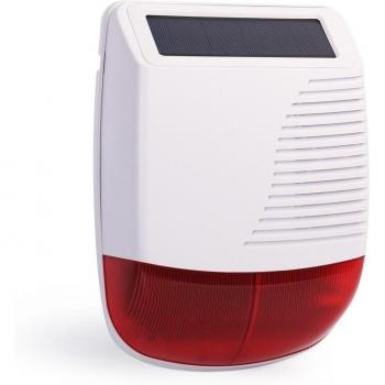 Solar-Powered Wireless Strobe Siren for Burglary Alarm System