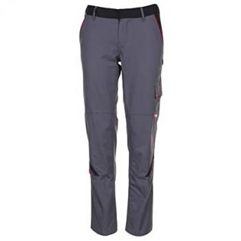 Bundhose Highline Damen Gr. 38 schiefer/schwarz/rot