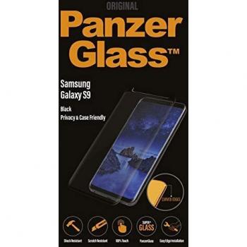 Galaxy S9 Transparent Privacy‑Schutzfolie – Schwarze Variante