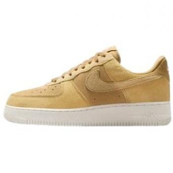Nike Air Force 1 „07“ Damen – Gold, Netz-Design, Größe 37,5, Foot Locker Edition