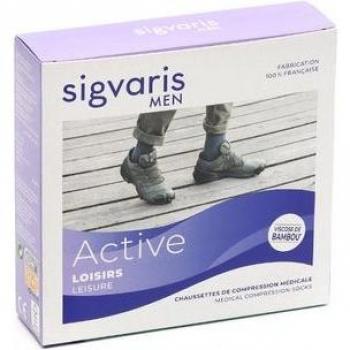 Calzado de Compresión Sigvaris 2 Activ Loisirs New Negro Hombre MN – 1 Par