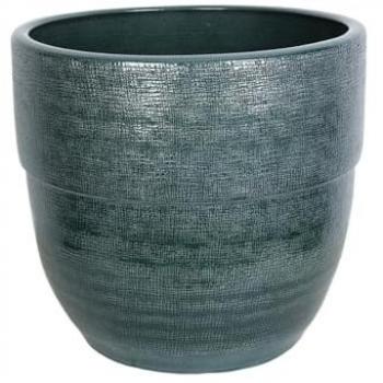 Romimex Blumentopf grün 37 cm hoch