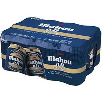 Mahou 0.0 Tostada 12 latas de 330 ml