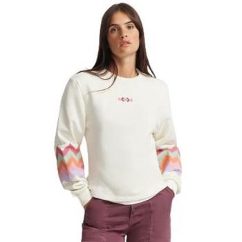 Sudadera Rosa Estampada Silbon Mujer