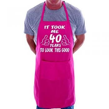 Birthday BBQ Cook’s Apron – 40 Years