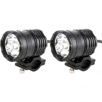FADUIES 2Pcs Motorcycle Auxiliary Driving Fog Light 12V