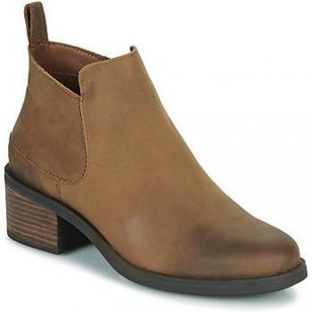 Clarks Memi Zip Women's Stylish Brown Ankle Boots