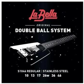 Cordes double ball headless 10‑46 – Labella S1046 pour guitare électrique