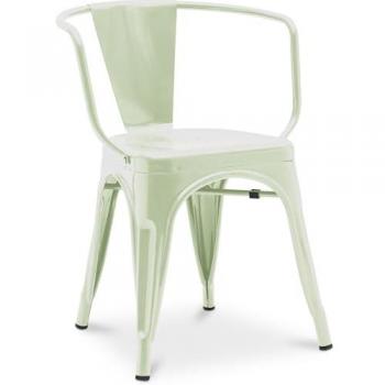 Stylix Steel Dining Chair with Armrests