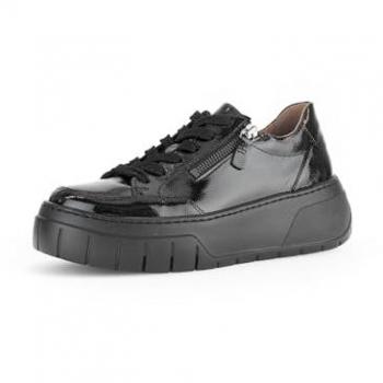 Gabor Damen Plateau Sneakers schwarz 40,5