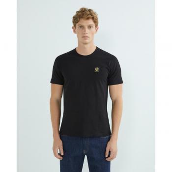 Belstaff Men's Black Short Sleeve Basic T-Shirt