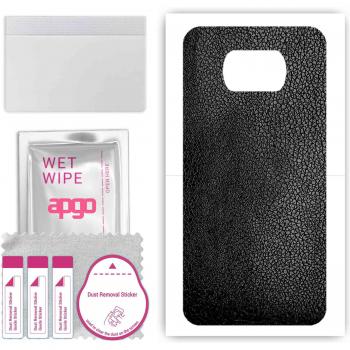Black Leather Wrap Film for Xiaomi Poco X3 NFC by apgo