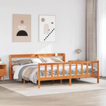 Cabecero de Pino Marrón Cera Maison Exclusive 180x200