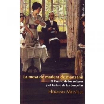 LA MESA DE MADERA DE MANZANO