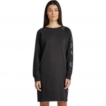 G-star Abito Maniche Lunghe Nero Stampa Tweater XS