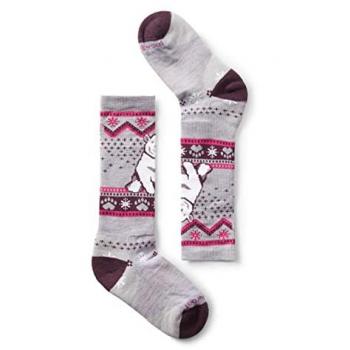 Smartwool Calzini per Bambini Winter Full C. Polar Bear (Materiali Riciclati)