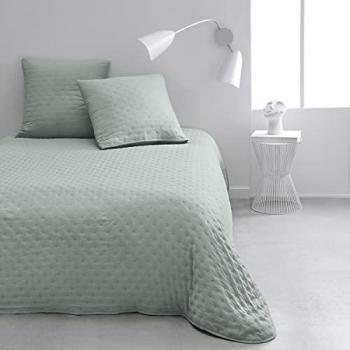 Housse de couette Boutis Polyester TODAY Essential, 220x240cm, Celadon