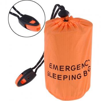 Aero‑Pack Alu : Sac de Camping d'Urgence avec Sifflet intégré