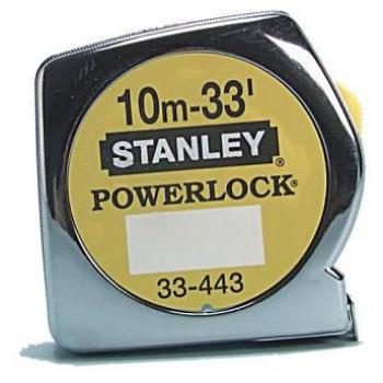 STANLEY® STA033443 PowerLock® Classic Pocket Tape, 10m/33ft (Width 25mm)