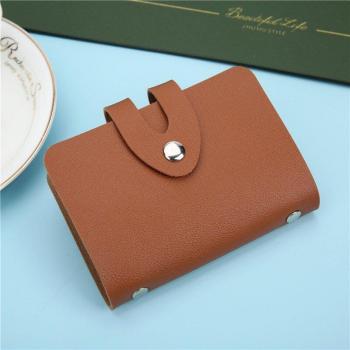Cartera de cuero para hombre y mujer 24 Bits