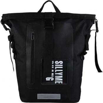Schwarzer Rucksack für Schule und Freizeit