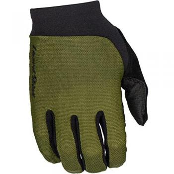 IGnite Green Olive Lizard‑Skin Long Gloves – M Unisex