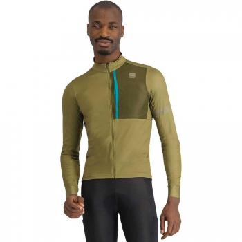 SuperGiara Khaki Thermal Sportful Maglia Manica Lunga
