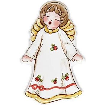 Piatto Sweet Christmas a forma di angelo