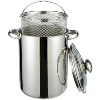 Pentola per Cottura Asparagi 4 L Argento