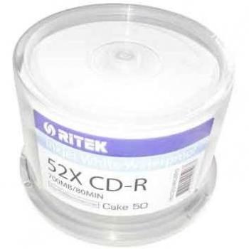 InkJet Ritek White Waterproof Tray 52x (50pcs)