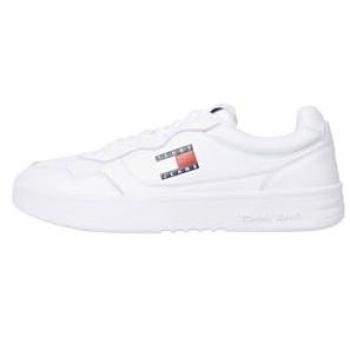 Ledersneaker mit Label-Details Modell 'CUPSOLE LEATHER'