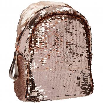 Depesche 10008 Rucksack GOLD – Premium TopModel mit Pailletten