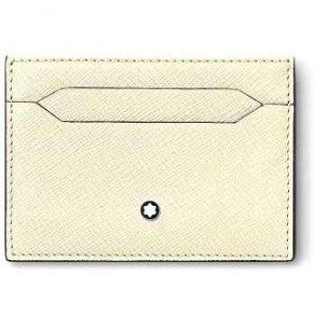 Tarjetero Montblanc de Piel Color Blanco