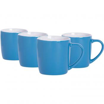 Argon Tableware 4-Pack Colored Coffee Mugs, 350ml