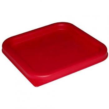 Vogue CF040 Square Container Lid Red