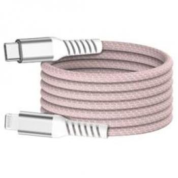 Anker Cable USB‑C Lightning Magnétique 1 m – 27 W, 9 V/3 A, Rose (Neuf)