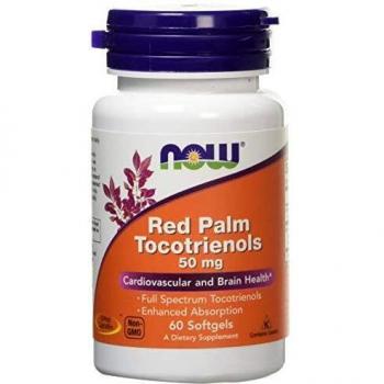 NOW 50 mg Red Palm Tocotrienole Complex, 30 Softgels