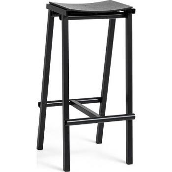 Tabouret Bar Chic 75 cm – Chêne Doré avec Accents Ivoires