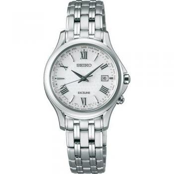 Seiko Women's SWCW161 Analog Watch with Metal Band