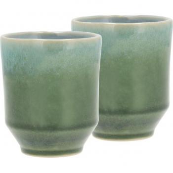 Mug Villa Collection 18 cl lot de 2 Noir-Bleu