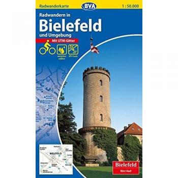 BVA Bielefelder Verlag GmbH & Co. KG Radwanderkarte Bva Radwandern In Bielefeld Und Umgebung 1:50.000, Reiß