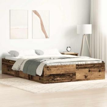 Cama en Madera Antiguo sin Colchón 120x200 VidaXL