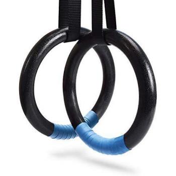 Elite Athletic Rings – 1,100 lb Load, 14.76 ft Adjustable Buckle Straps