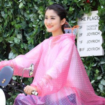 Adult Rain Poncho with Battery-Free Design