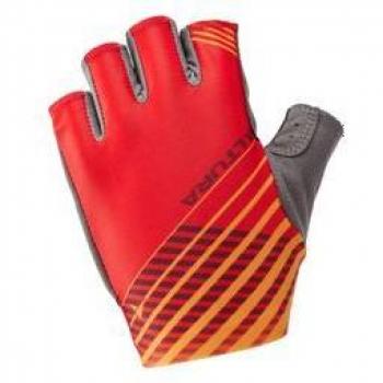 Rot–Orange kurze Handschuhe Altura Club (M)