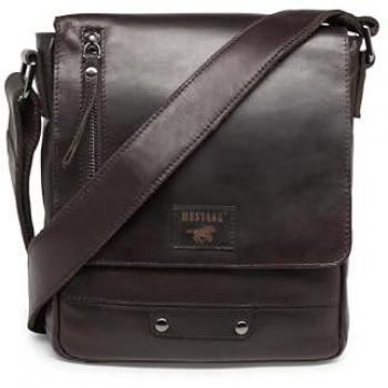 MUSTANG Schultertasche San Marino aus Leder in Braun