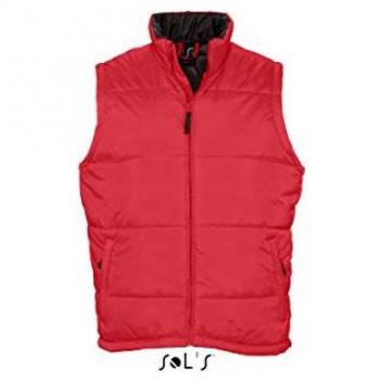 Sols Warm-Pro Work-Chaleco – Rote, XXL-Anzugssakko mit isolierendem Aufsatz