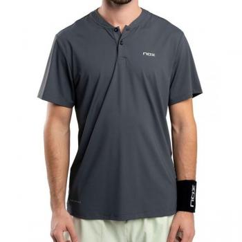 Polos de Padel Nox Pro Gris Carbono